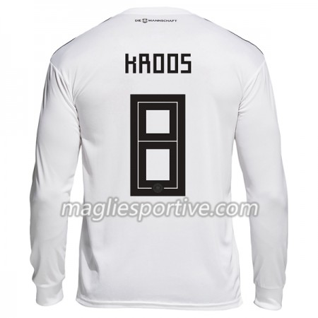 Completo Calcio Germania Kroos 8 Divisa Prima Mondiali 2018 ML